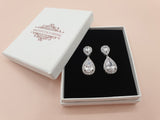 Crystal drop earrings ANNA