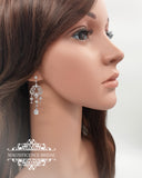 Edwardian style bridal earrings HOPE
