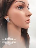 magnificencebridal-com,Bridal crystal stud earrings RUTH,Earrings.
