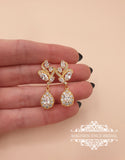 Floral dangle earrings SARA
