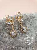 Floral dangle earrings SARA