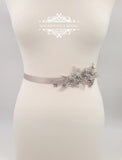 magnificencebridal-com,Lace bridal sash belt KATE,Sash belt.