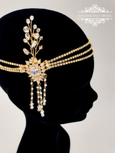 Great Gatsby gold headpiece DAISY
