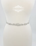 Thin bridal sash belt ALVIA
