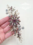 Vintage multicolor hair clip AURIA