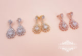 Bridal earrings LILA - magnificencebridal-com