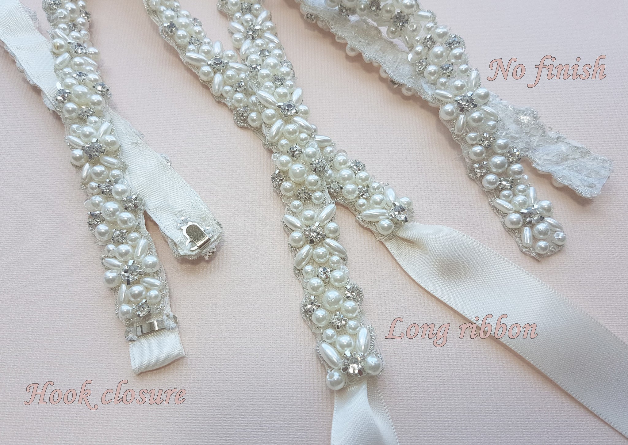 European multi-strand pearl bridal deals belt