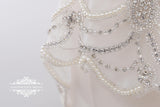 Art Deco bridal capelet CATALINA - magnificencebridal-com
