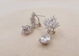 Bridal drop earrings LARISA - magnificencebridal-com