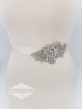 Bridal sash belt HELENA - magnificencebridal-com