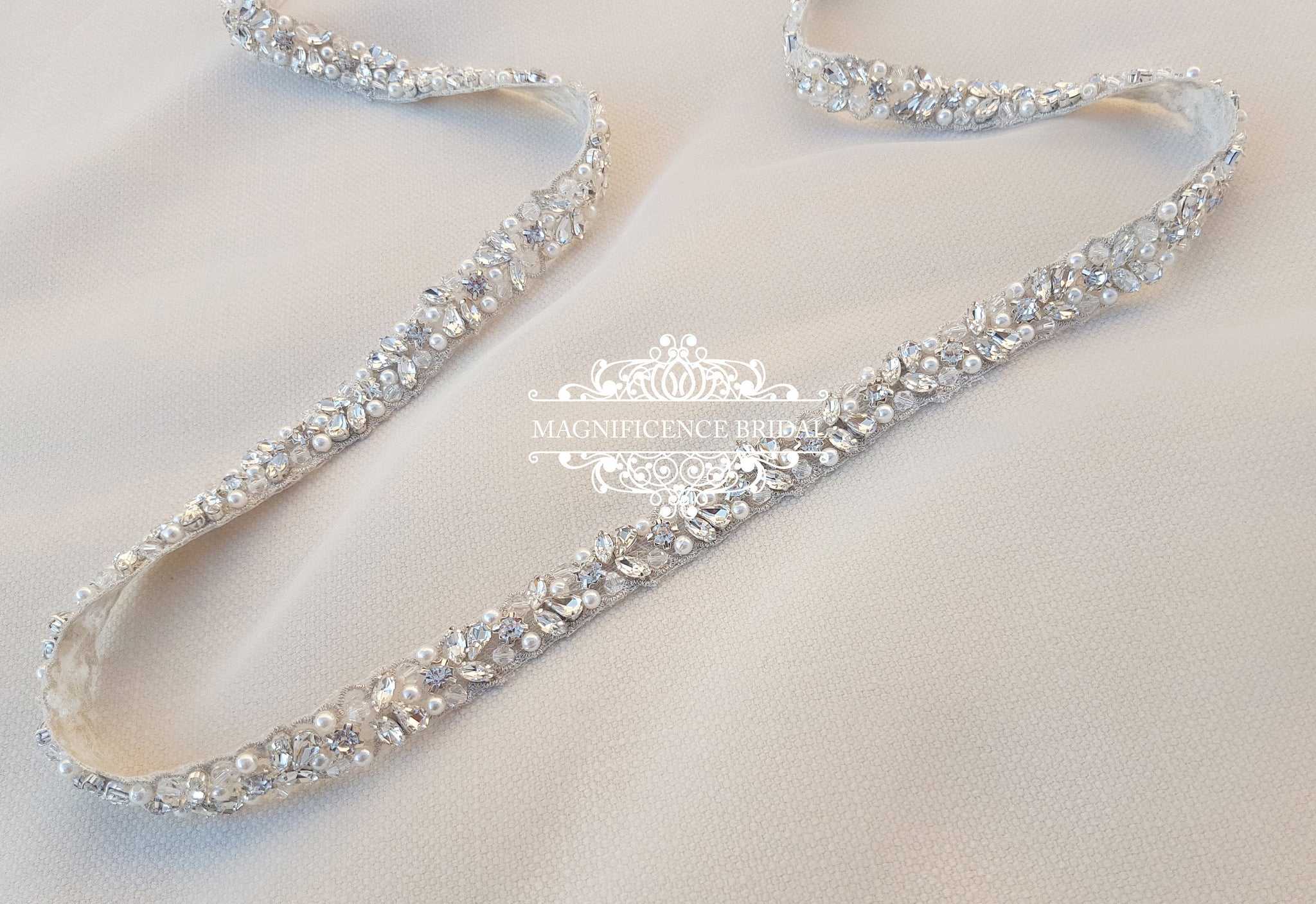 Pearl Bridal Belt, Pearl Sash, Sparkly Belt, Wedding Dress Belt, Pearl  Wedding Belt 1.5 Inches Wide ALICE 