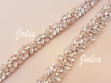 Pearl bridal belt JULES - magnificencebridal-com