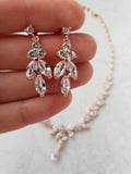 Zirconia jewelry set IRIS - magnificencebridal-com
