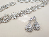 Bridal earrings LILA - magnificencebridal-com