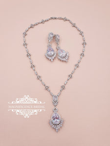 Bridal jewelry set FAITH - magnificencebridal-com