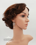 Edwardian style bridal earrings HOPE - magnificencebridal-com