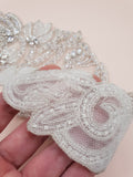 Bridal embroidery straps AUDREY - magnificencebridal-com